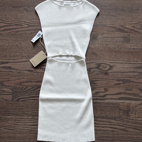 Aritzia Dresses & Skirts - NWT Aritzia Wilfred Free Cutout Knit Mini